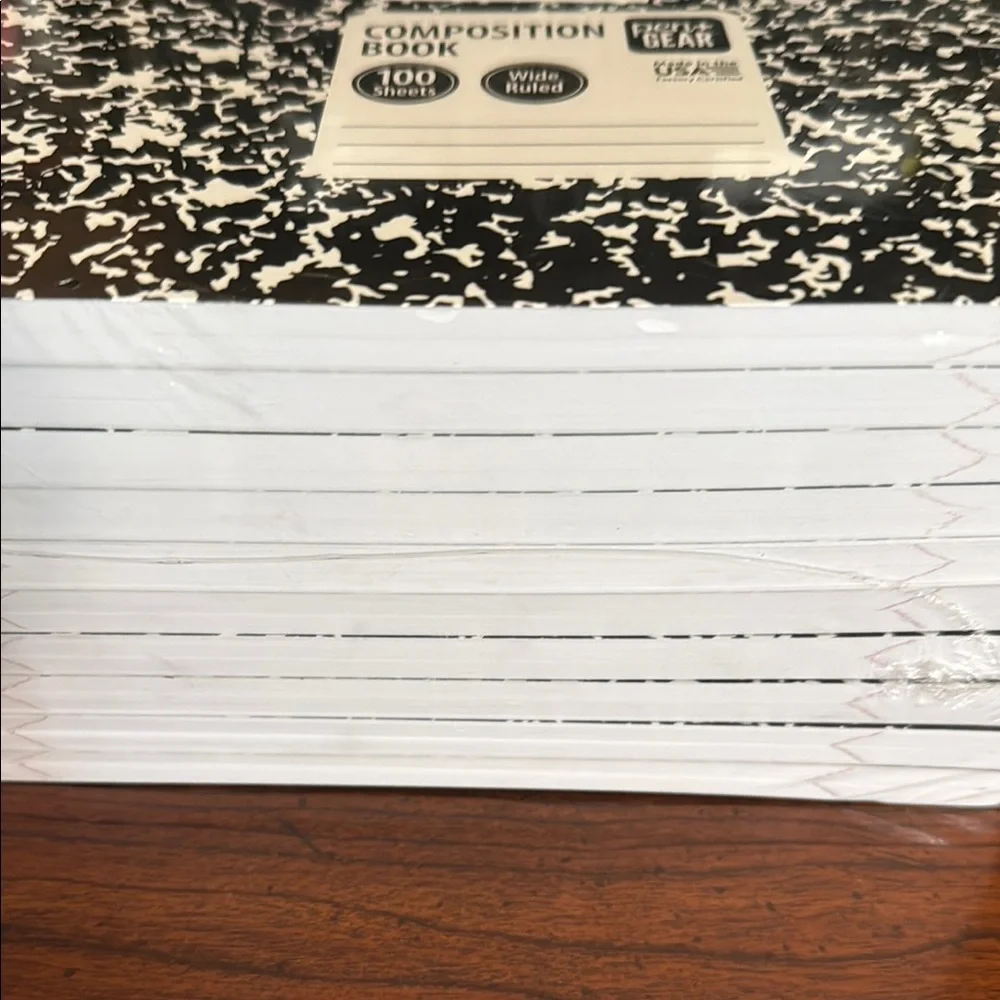 NWT Pen+Gear Half Sized Black and White Composition Books (10)